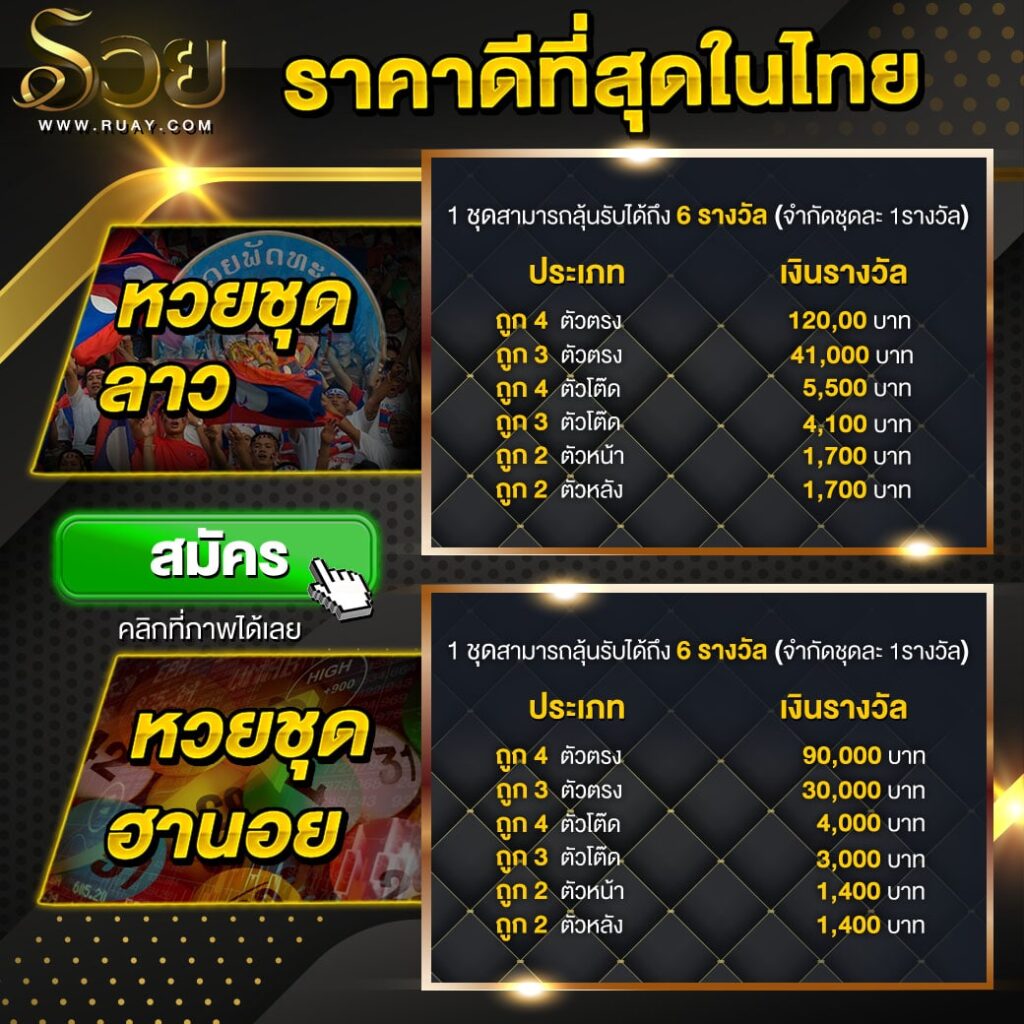 หวยออนไลน์ รวย